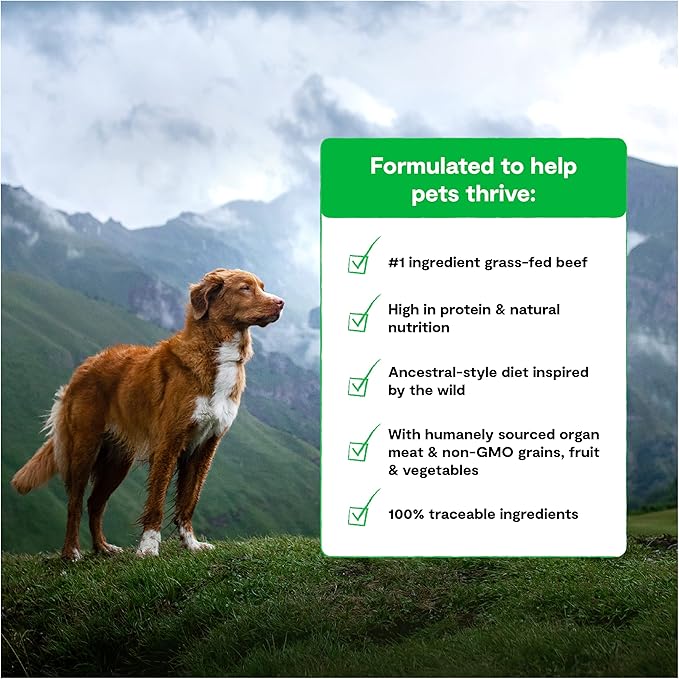 Open Farm RawMix Ancient Grains Front Range Recipe for Dogs, Includes Kibble, Bone Broth, and Freeze Dried Raw, Inspired by The Wild, Humanely Raised Protein and Non-GMO Fruits and Veggies, 20 lb
