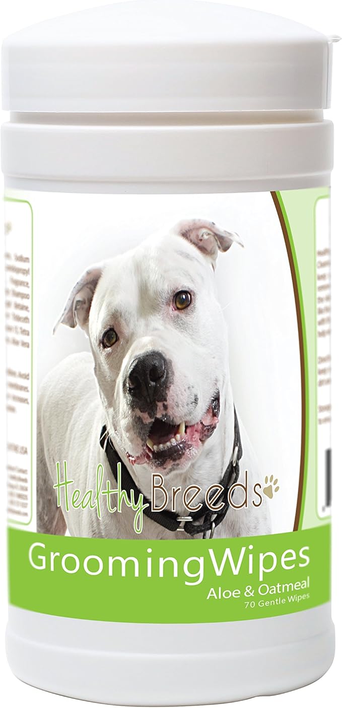 Healthy Breeds Pit Bull Grooming Wipes 70 Count
