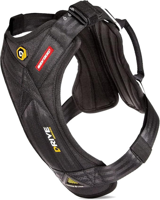 EzyDog DRIVE Dog Car Harness - Crash Tested US (FMVSS 213) Certified, Black, Small