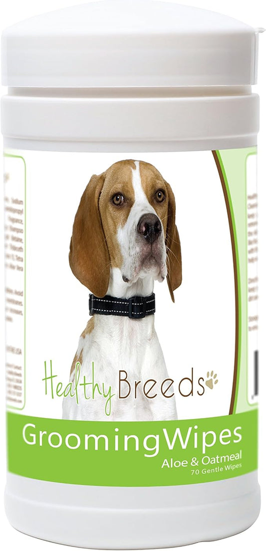 Healthy Breeds English Pointer Grooming Wipes 70 Count
