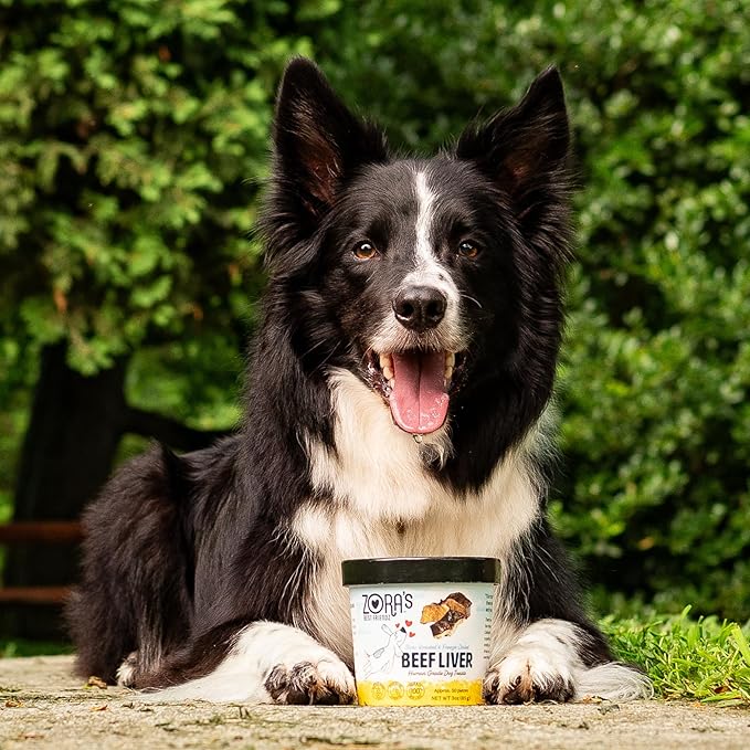 Zora's Best Friendz 100% Human Grade Freeze Dried Beef Liver Dog Treats, 3 oz. - Small, Medium & Large Dogs, Healthy, Grain-Free, Gluten-Free, No Preservatives, Made in The USA