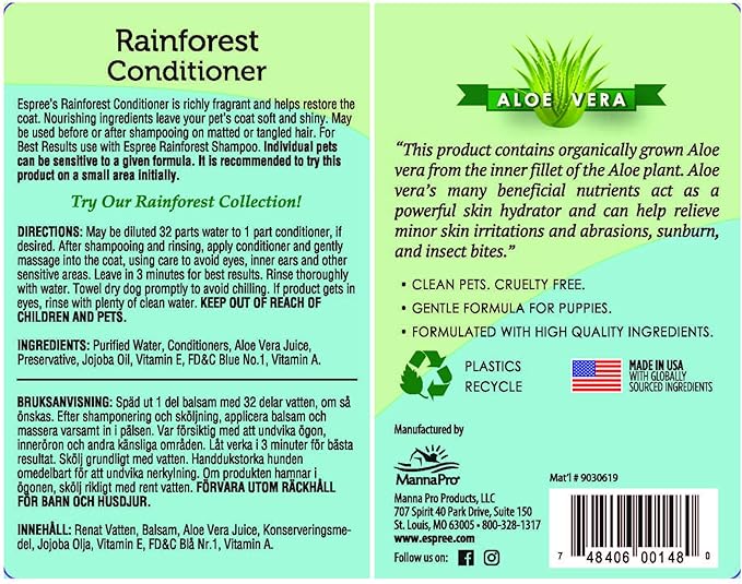 Espree Rainforest Conditioner, 1 gallon