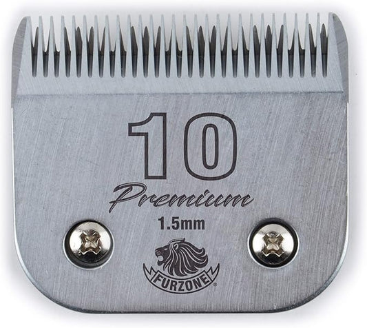 Detachable Blade - Size 10 Blade 1/16", Made of Extra Durable Japanese Steel, Compatible with Most Andis, Oster, Wahl A5 Clippers