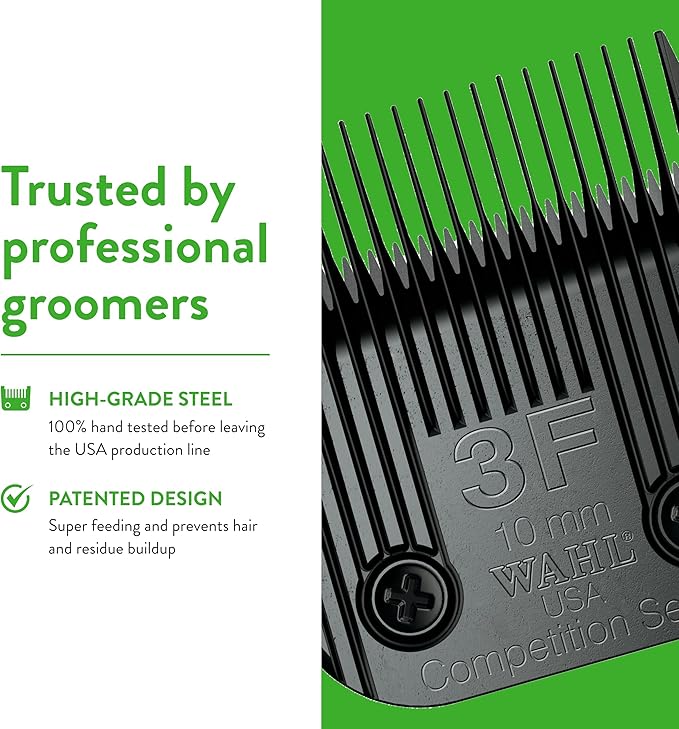 Wahl Professional Animal 3F Full Extra Coarse Ultimate Competition Series Detachable Blade with 25/64-Inch Cut Length (2376-500)