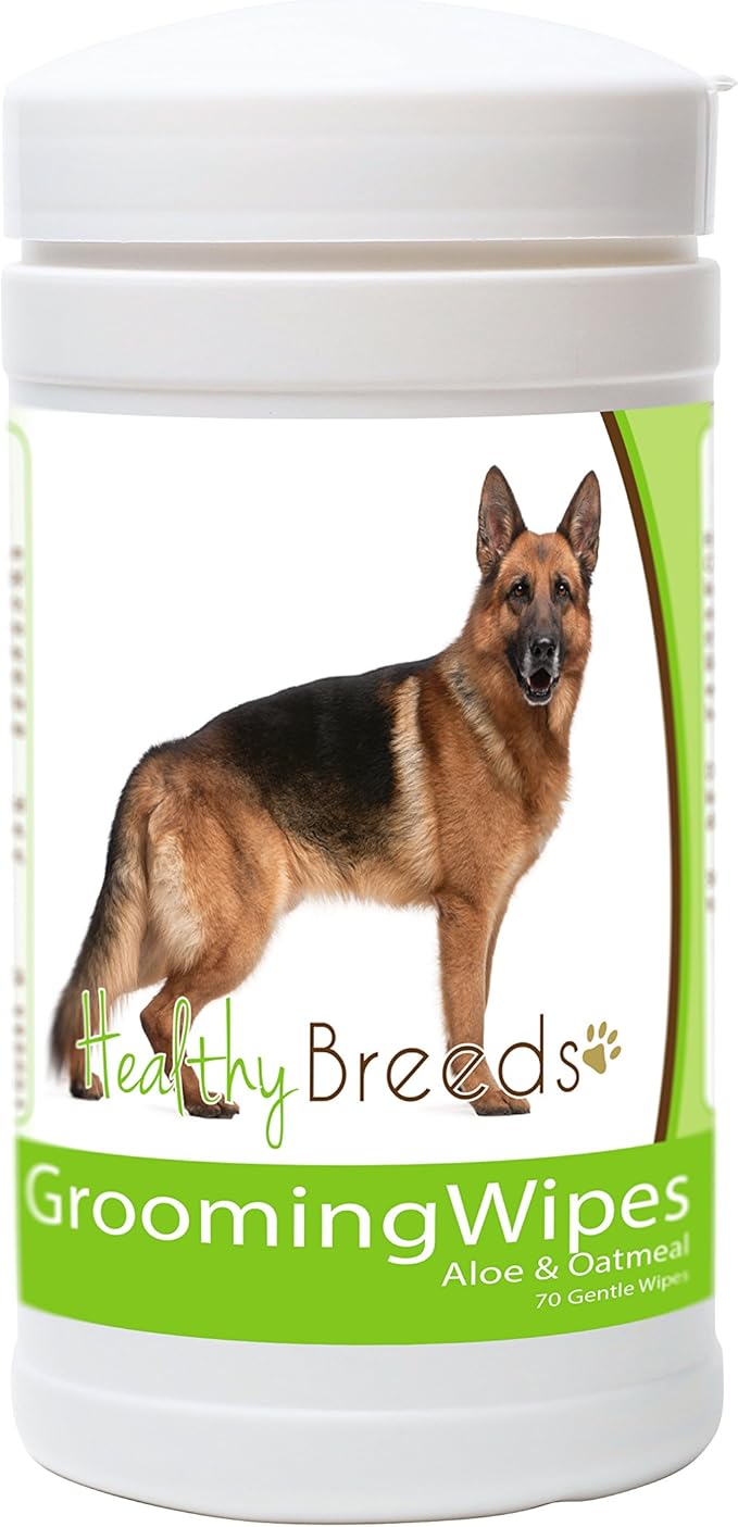 Healthy Breeds German Shepherd Grooming Wipes 70 Count