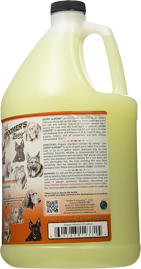Groomers Edge Desert Almond Shampoo, 1 Gallon