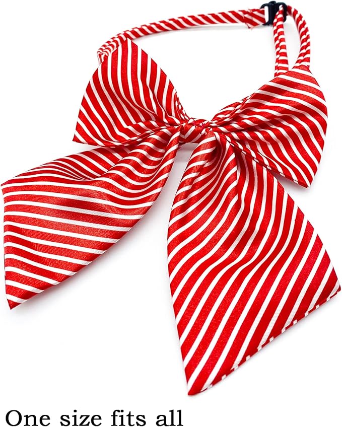 30 PCS Dog Bow Ties, Adjustable Variety Colors & Patterns Pet Collar Bowtie for Medium Large Dogs Big Cat Grooming Accessories, Boy and Girl Dogs Pets Christmas Festival Party Birthday Gift