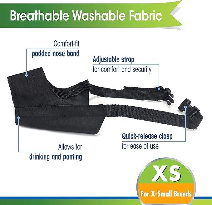 Four Paws Walk-About Quick-Fit Dog Muzzle 1 - X-Small