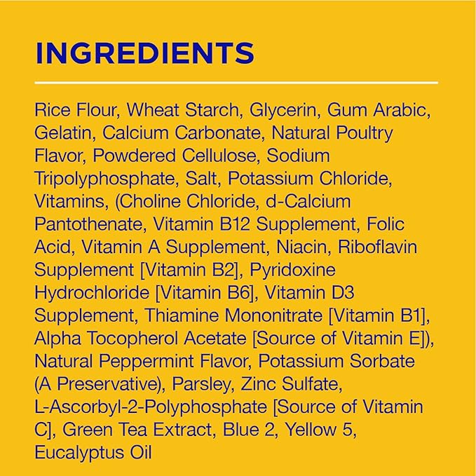 PEDIGREE DENTASTIX Fresh Dogs Treats, Large, 6 Count (Pack of 14)