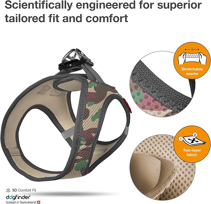 Curli Vest Harness Air-Mesh Skyblue S