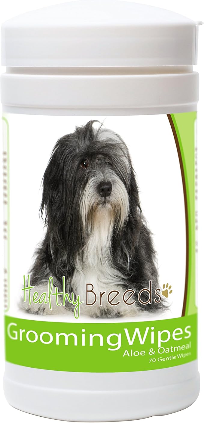 Healthy Breeds Lhasa Apso Grooming Wipes 70 Count