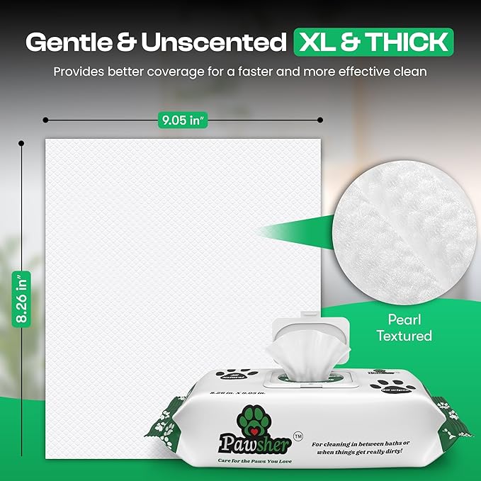 Puppy Essentials Kit | Dog Wipes for Cleaning & Deodorizing | Paw & Nose Balm | Teeth Cleaning Wipes | Poop Bags | Dog Grooming Supplies for in Between Baths