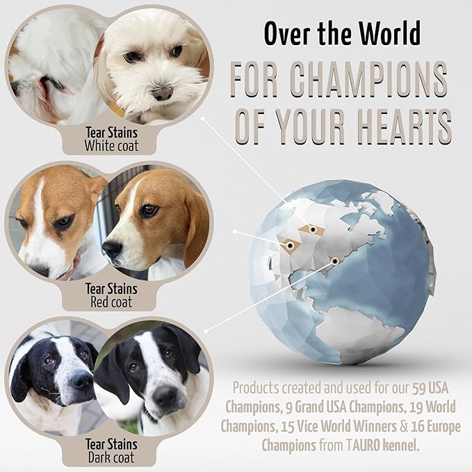 Pure Nature Stainless Look Clay Shield Mask Grooming Product Ideal for All Dogs and Cats Eyes, Ears, Mouth Area Suitible for Home or Professional Use