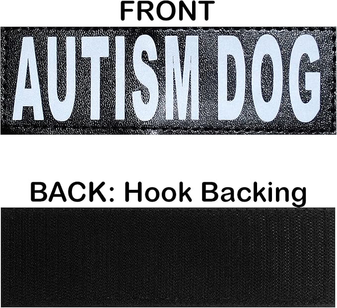 Autism Service Dog mesh Vest Harness Cool Comfort Nylon for Dogs Small Medium Large Purchase Comes with 2 Reflective Autism Removable Patches. Please Measure Your Dog Before Ordering