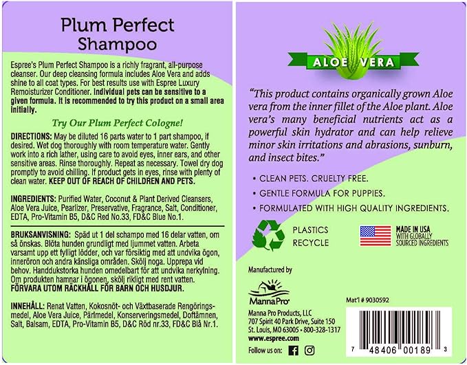 Espree Plum Perfect Shampoo, 1 Gallon