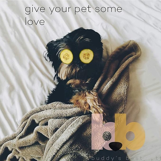 Buddy's Best Dog Shampoo for Smelly Dogs - Dog Shampoo and Conditioner for Dry and Sensitive Skin - Moisturizing Puppy Wash Shampoo, Coconut Vanilla Bean Scent, 16oz