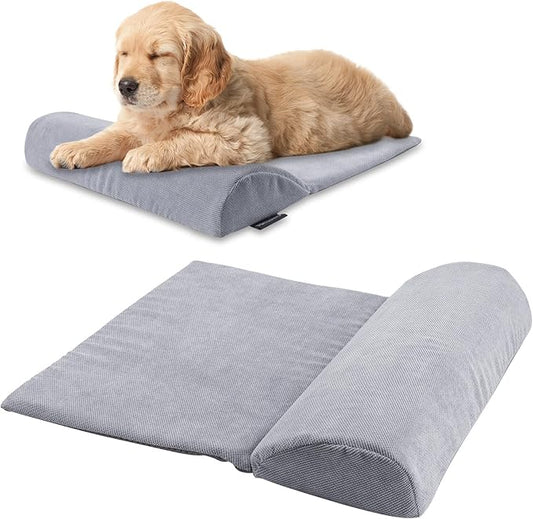 Dog Pillow Dog Calming Pillow for Small Dog & Cat Sleep Dog Neck Pillow for Joint Relief Sleeping Improve Anxiety Relief Pet Pillow with High Resilience Sponge