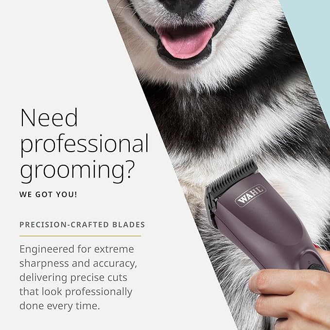 WAHL Pro Animal Wide Prime Series Blades - Professional Fine Tooth Pet Clipper for Horse, Cat & Dog Grooming - Made from High-Carbon Steel - #10, 1.5mm