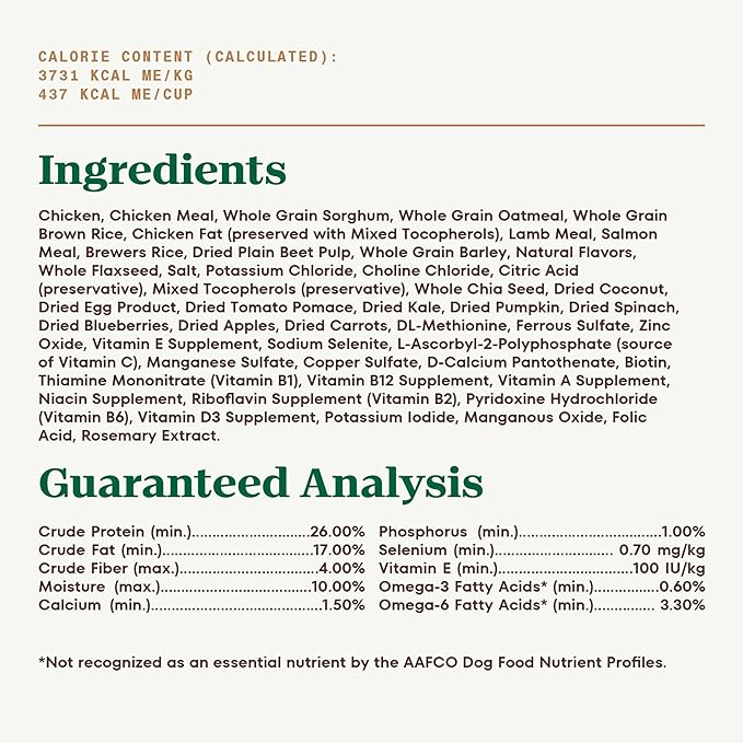 Nutro Ultra Adult Small Breed Dry Dog Food, Chicken, Lamb and Salmon Protein Trio, 12 lb. Bag