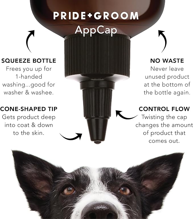 Pride and Groom The Sensitive One Dog Shampoo – All Natural Blend of Essential Oils & Gentle Ingredients for Puppies & Dogs with Sensitive Skin & Coats to Soothe and Regulate Skin & Follicles – 16oz