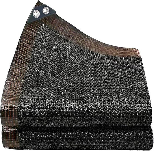 winemana 90% Black Shade Cloth, 3.3 x 10 FT Garden Mesh Tarp for Plants Heat Protection with Grommets, Sunshade Plant Cover for Greenhouse, Barns Kennel, Outdoor Netting Screens for Patio & Porch