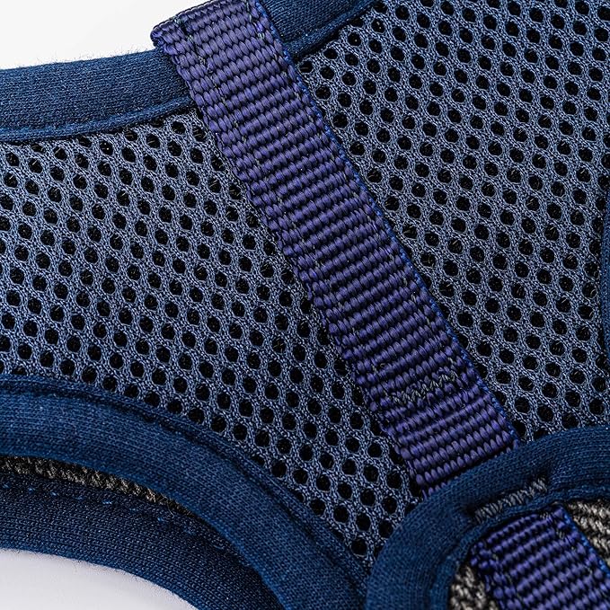 HUGO & HUDSON Dog Harness, No-Pull Anti Choke Tweed Harness Vest, Grey Checkered, XS