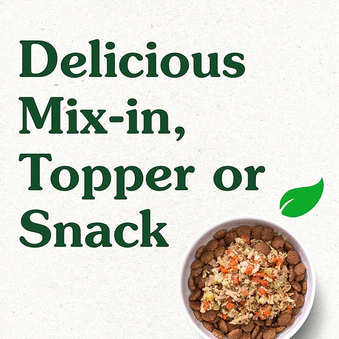 Greenies Smart Topper High Protein Wet Mix-in for Dogs, Duck, Broccoli, Carrots & Barley Recipe in Vitabroth™ Broth - Bone Broth + Vitamins E & B1, Pack of 10