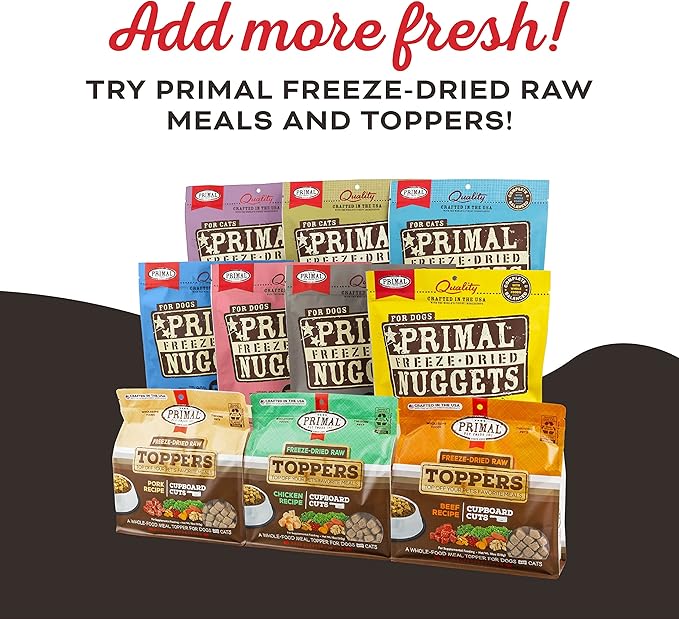 Primal Beef Jerky Dog Treats Made with Beef Bone Broth for Dogs, Give Pieces a Chance, Training Treat for Dogs, 4 oz