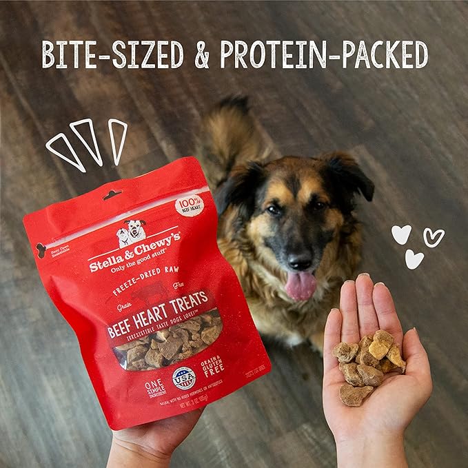 Stella & Chewy's Freeze-Dried Raw Single Ingredient Beef Liver Treats, 3 oz. Bag