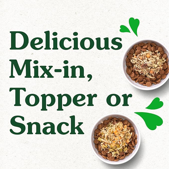 Greenies Smart Topper High Protein Wet Mix-in for Dogs, Chicken, Green Beans, and Sweet Potatoes Recipe & Chicken, Beef, Sweet Potato & Spinach Recipe Variety Pack, 20 Trays of 2oz.