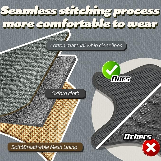 PETAGE Tactical Dog Harness for Small Medium Large Dogs No Pull Adjustable Soft Padded Dog Vest Reflective No-Choke Pet Oxford Vest with Easy Control Pet Vest Military Service Dog Harnesses(Grey XL)