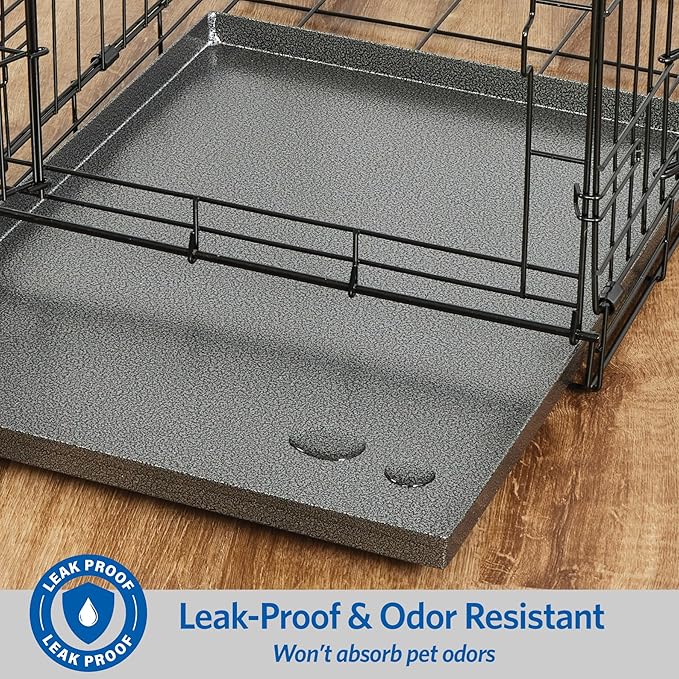 MidWest Homes For Pets Metal Dog Crate Replacement Pan; 48 inch