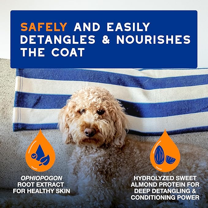 DOUXO® Skin & Coat SPA - Ultra-Safe Detangling Spray for Dogs, 10 fl oz, Safely Detangles and Nourishes The Coat, Leaves The Coat Soft, Revived and Tangle-Free, Skin-Friendly Formula