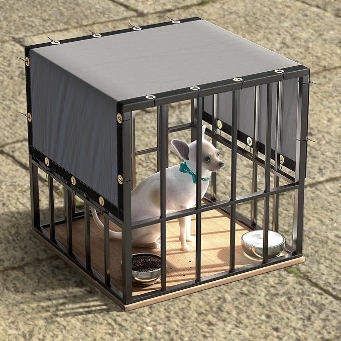 ColourTree 10' x 27' Grey Custom Size Shade Cloth with Grommets - 90% Sunblock, Durable Mesh Fabric Tarp for Dog Kennel Cover, Fence Privacy Screen, Greenhouse, Chicken Coop & Pet Playpen