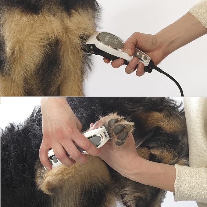 Wahl USA Pet-Pro Corded Clipper & Battery Trimmer Pet Grooming Combo Kit for Dogs with Light to Thick Coats, The Brand Used by Professionals - Model 9284