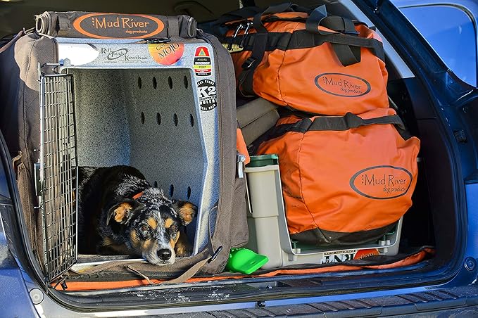 Mud River Dixie Kennel Cover, Brown, Medium