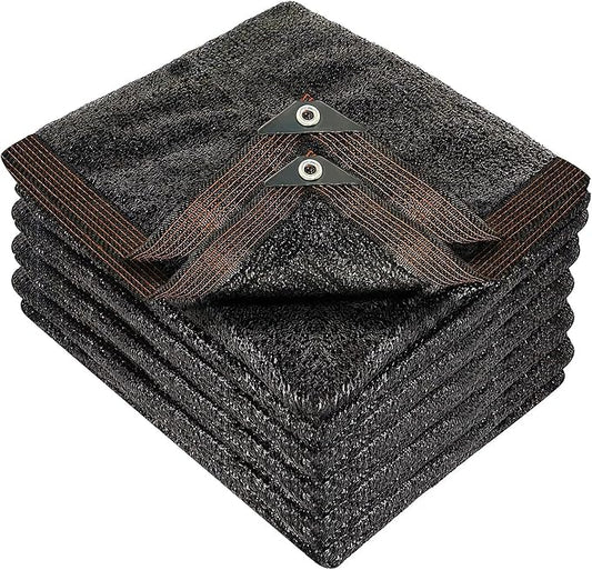 winemana 70% Black Shade Cloth, 20 x 20 FT Durable Mesh Tarp with Grommets, Resistant Garden Sun Shade Netting with Taped Edge for Plant Cover, Greenhouse, Patio, Tomatoes, Chicken Coop, Barn Kennel
