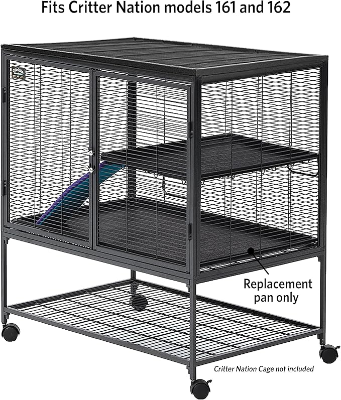 MidWest Homes for Pets 142PAN Replacement Pan for Midwest Cat Cage, 34.5 x 22.5 x 1.125