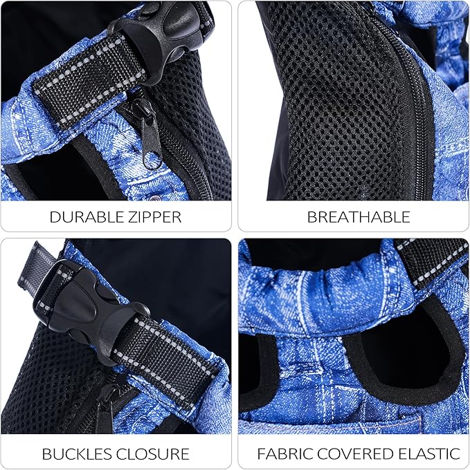 Pet Carrier Backpack Pet Tote Bags for Cats or Doggies, Portable Puppy Travel Carrier Bags, Cozy Soft Pet Puppies Carriers Slings Backpacks (Grid, X-Large (Pack of 1))