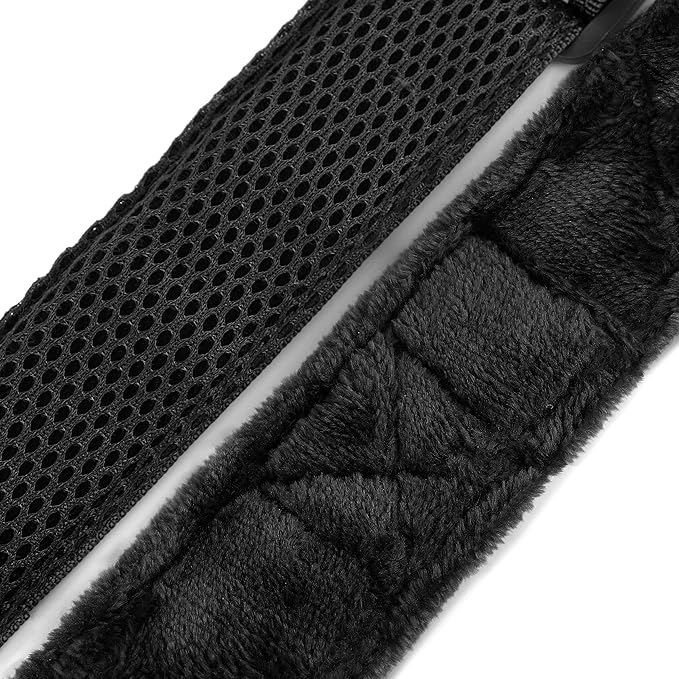 PET ARTIST Soft Flannel Padded No Pull Dog Tactical Harness for Medium Large Dog,Quick Fit Reflective Strip Escape Proof Dog Vest Harness