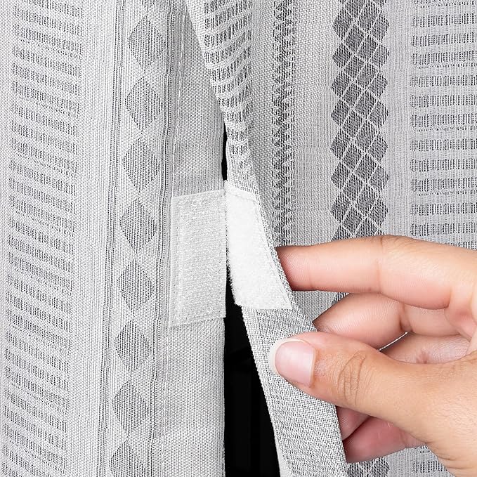 Sweet Jojo Designs 36in. Medium Dog Crate Cover (Grey Boho Tribal) Pet Cage, Kennel Covers (Bohemian, Jacquard, Aztec, Modern, Geometric, Stripes, Textured, Striped, Off White, Gray and Ivory)