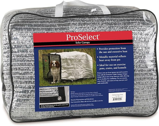 Pro Select Solar Crate Canopy, Protective Dog Crate Cover