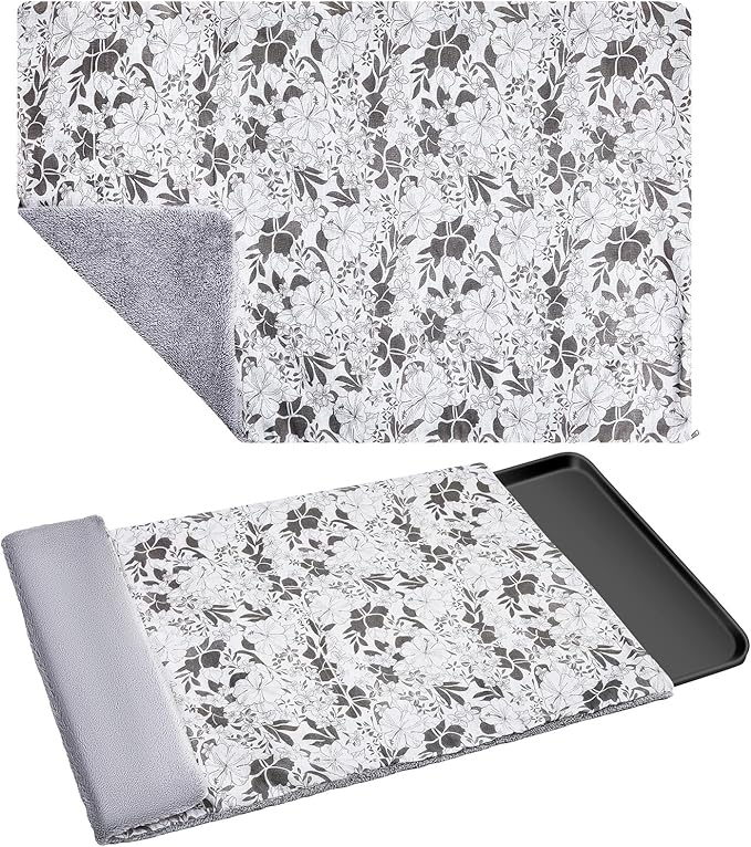 Dog Crate Pan Cover Dog Bed Cover Washable Dog Crate Liner for Pets Dog Crate Tray, Pan Cover Only, Fit for 42 x 28 Inch (Hemp Flower)