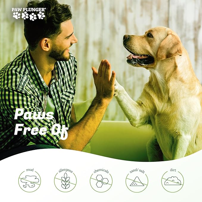 – Dog Paw Cleaner - Puppy Essentials - Portable Dirty Paw Washer - Ideal for Large Dogs - Black