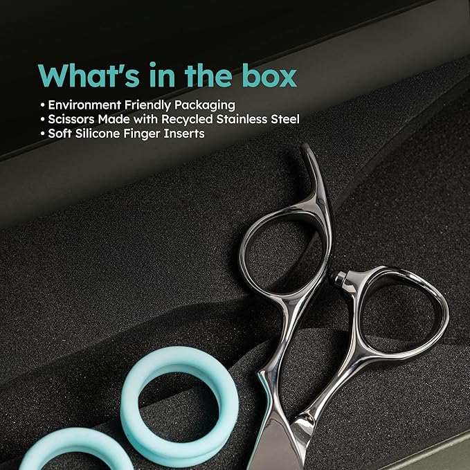 7" Dog Thinning Shears for Grooming – Blending Scissors for Face, Legs & Tail – VG10 Stainless Steel, Handcrafted, Ergonomic, 50% Thinning Rate for Smooth Finishing