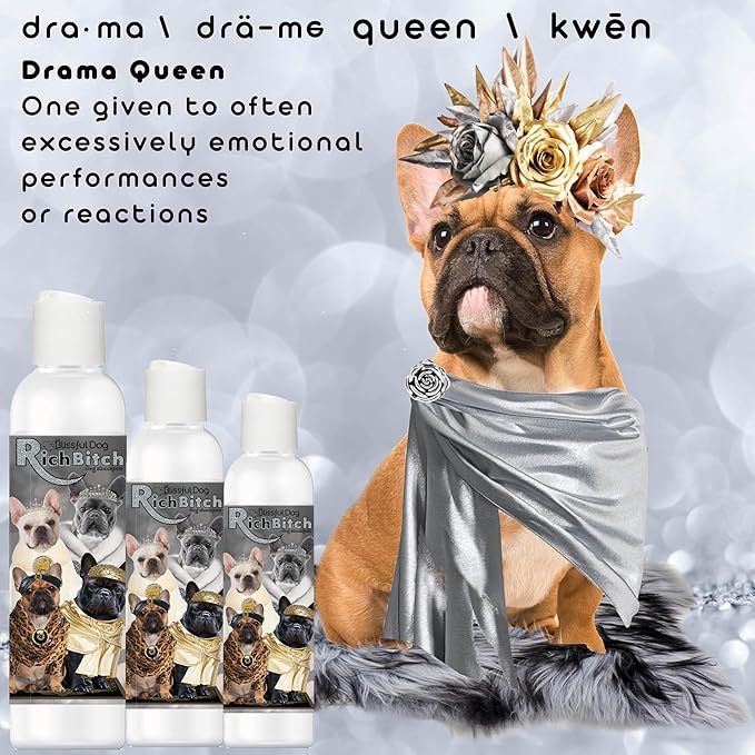 The Blissful Dog French Bulldog Drama Queen Dog Shampoo, 16 oz.