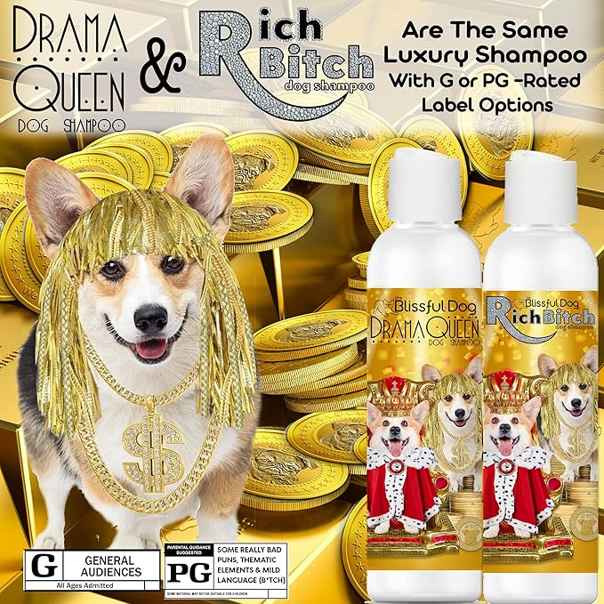 The Blissful Dog Corgi Drama Queen Dog Shampoo, 8 oz.