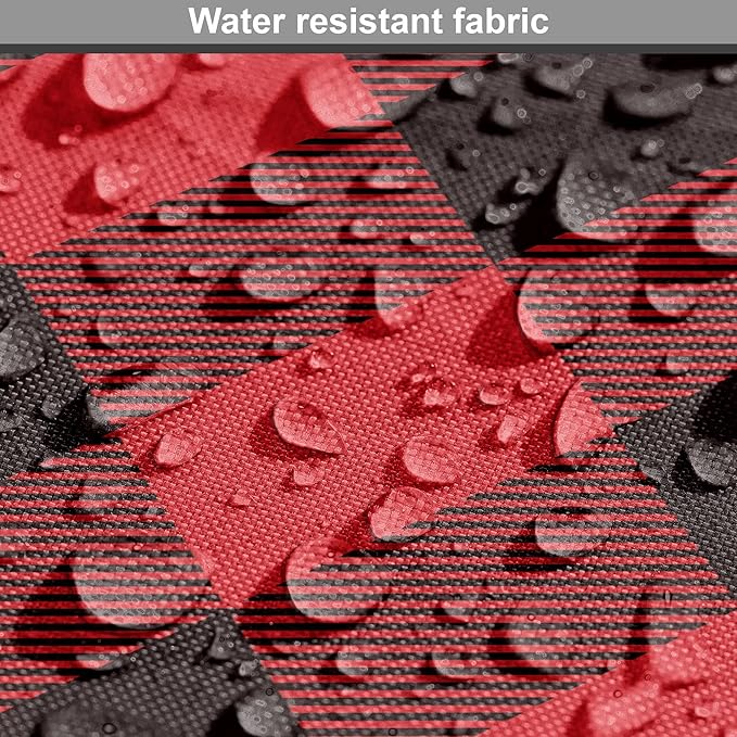 Lunarable Buffalo Plaid Dog Crate Cover, Grid Style Illustration with Horizontal Lines Pattern Diamond, Easy to Use Pet Kennel Cover for Cats & Medium Dogs, 30 Inch, Orange and Charcoal Grey