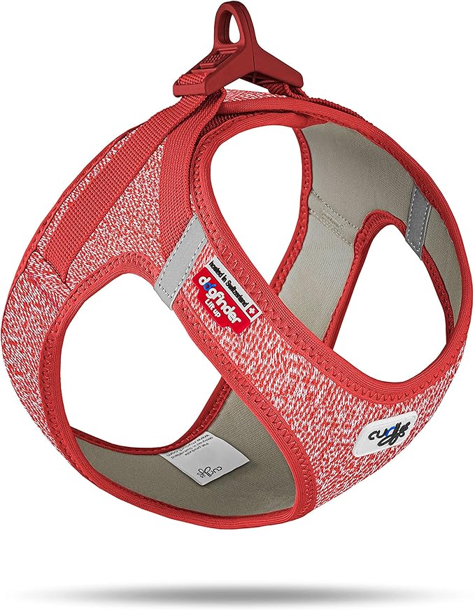 Vest Harness Merino curli Clasp Red L