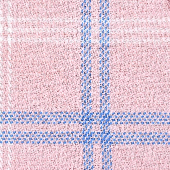 GAMUDA Small Dog Harness Collar and Leash Set, Step in No Chock No Pull Soft Mesh Adjustable Dog Vest Harnesses Plaid Reflective for Dogs Puppy Cats Kitten Rabbit (Pink, XS)